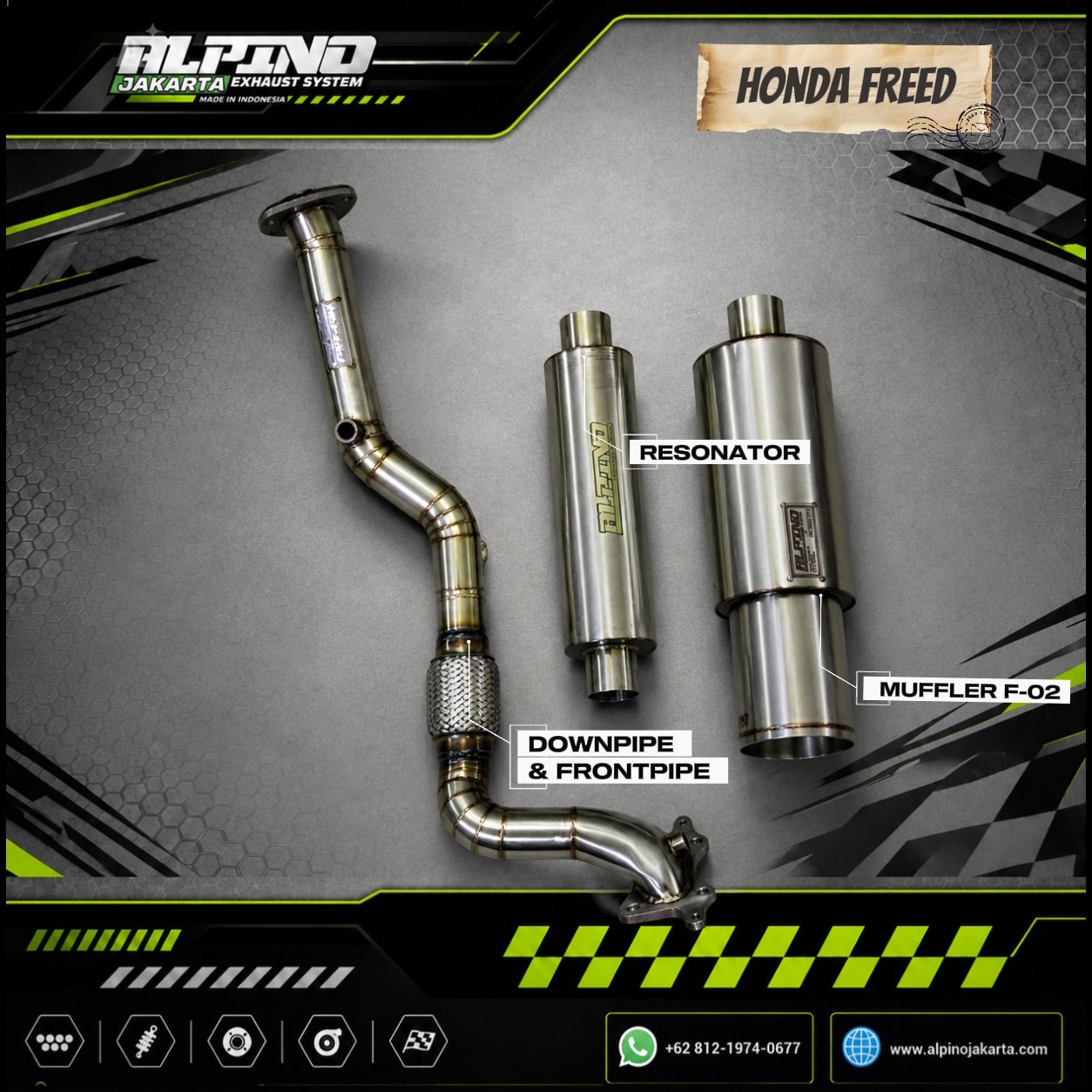 Knalpot Honda Freed